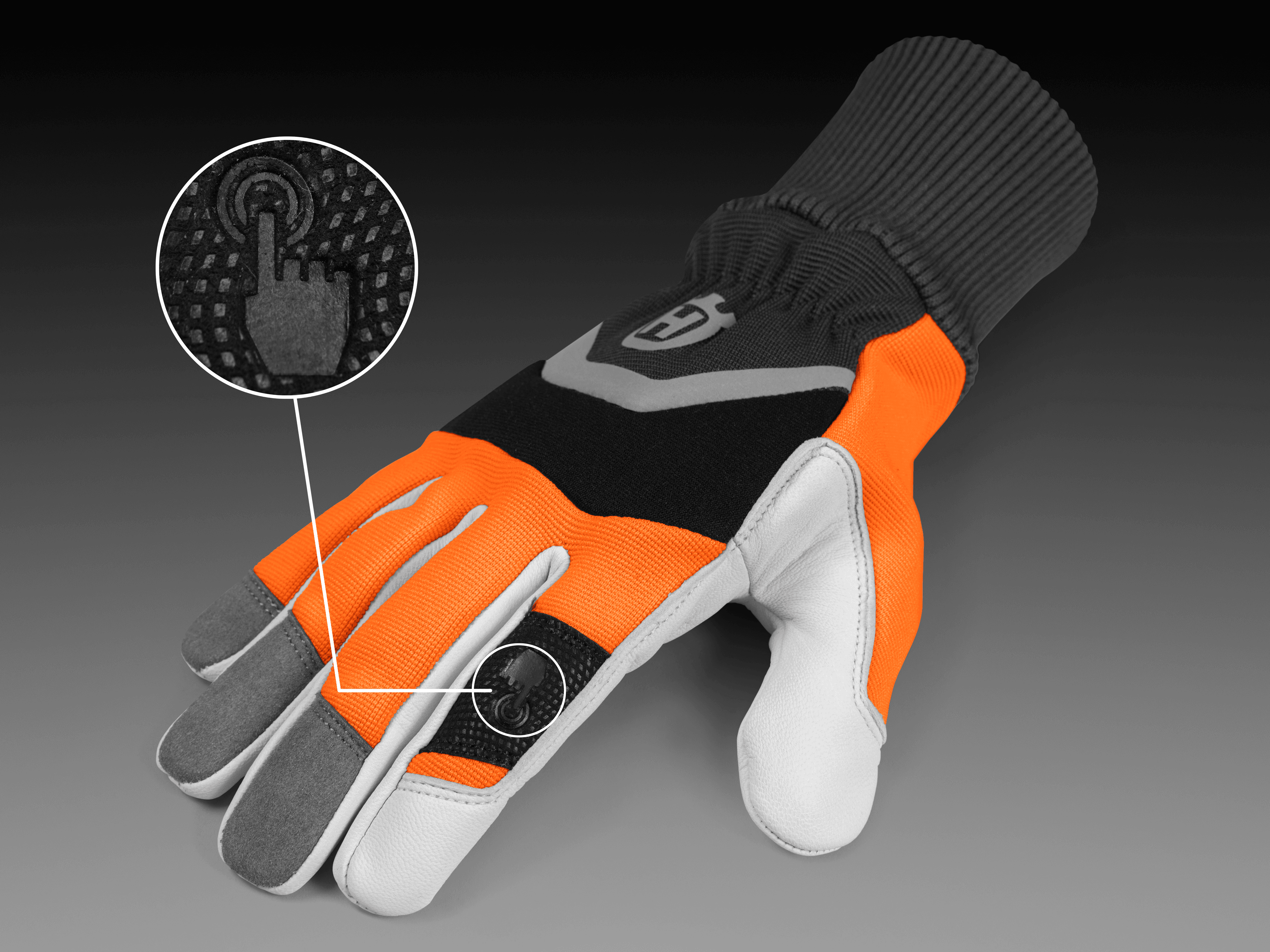 Gloves, Functional with saw protection image 1
